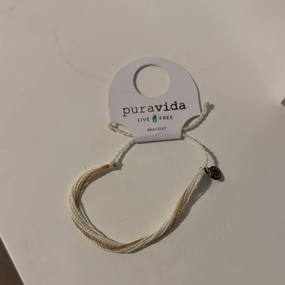 Pura Vida Cream Bracelet